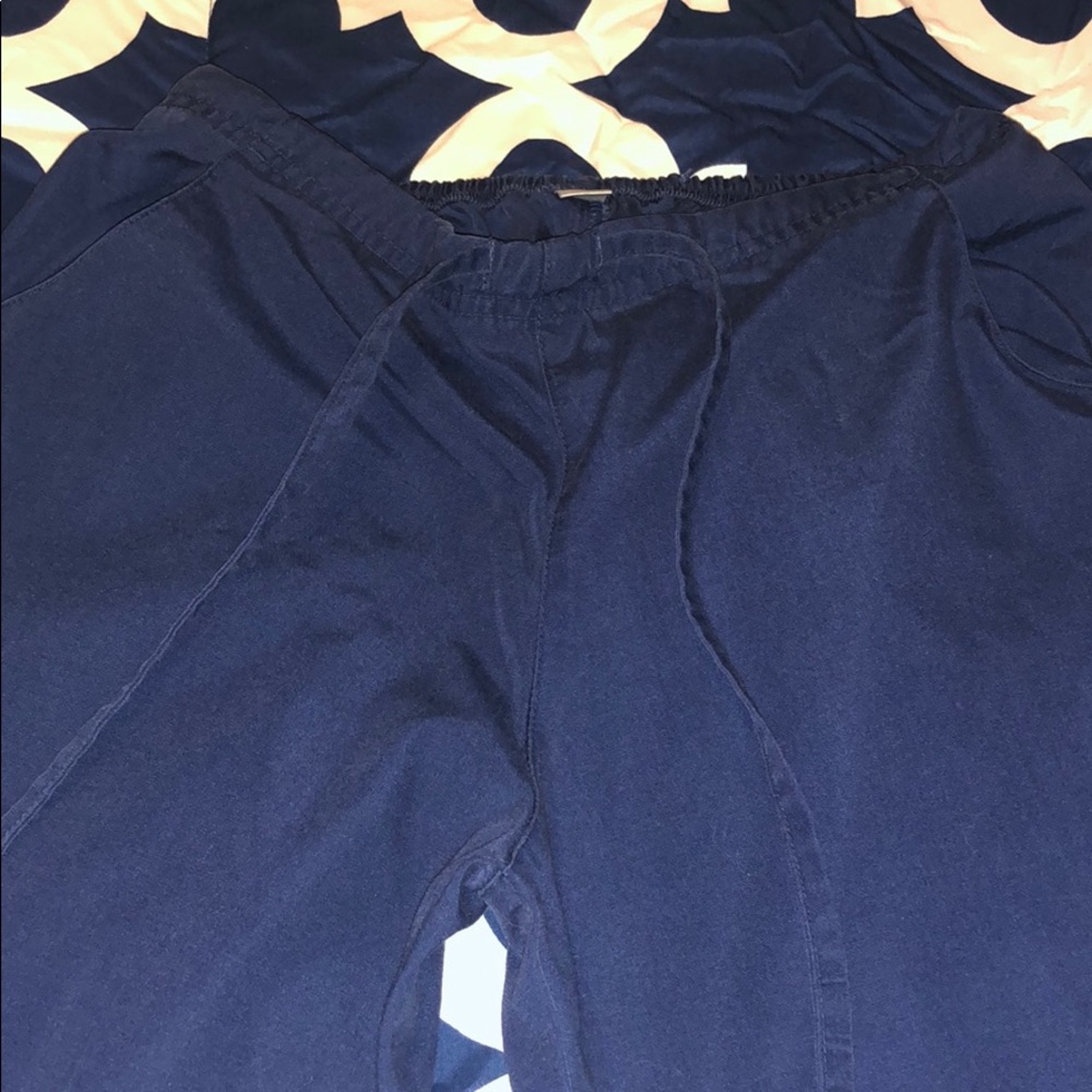 Navy scrub pants